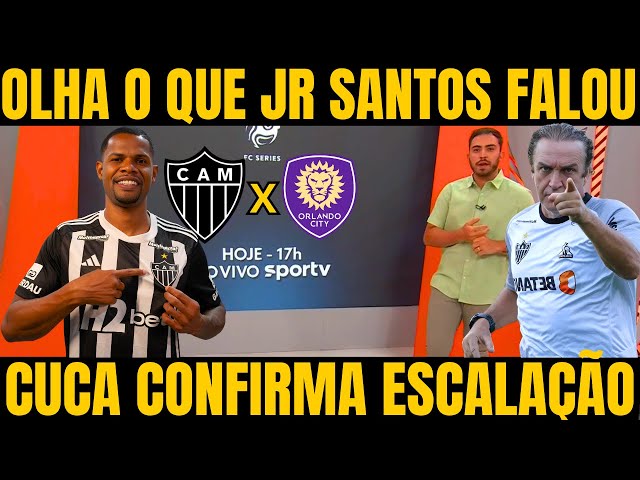 GLOBO ESPORTE! JUNIOR SANTOS FALA A PRIMEIRA VEZ COM A CAMISA DO GALO NOTICIAS DO ATLETICO MG HOJE!