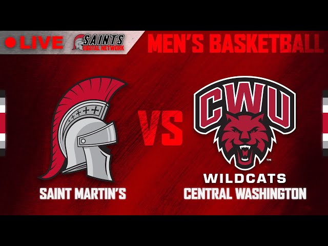 Saint Martin's vs. Central Washington (Men's Basketball) | LIVE 1/23/2025