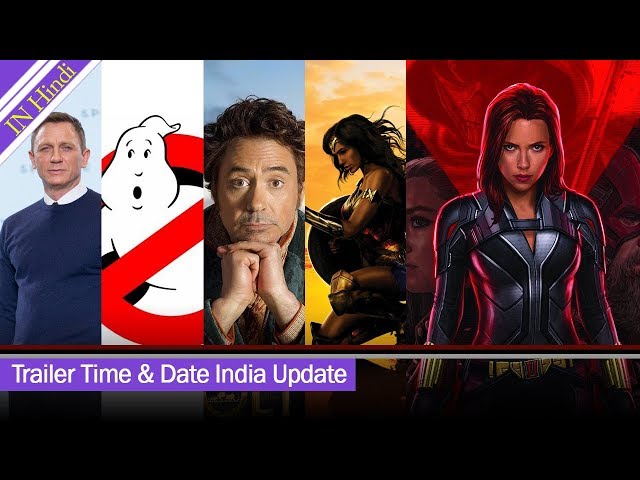 Black Widow, No Time To Die Top Upcoming Movie's Trailer Time & Date Release India AG Media News