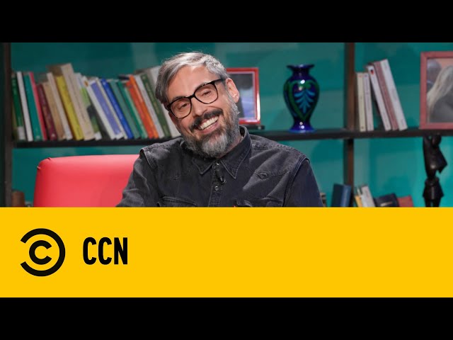 Brunori Sas imita Tiziano Ferro - CCN Comedy Central News con Michela Giraud