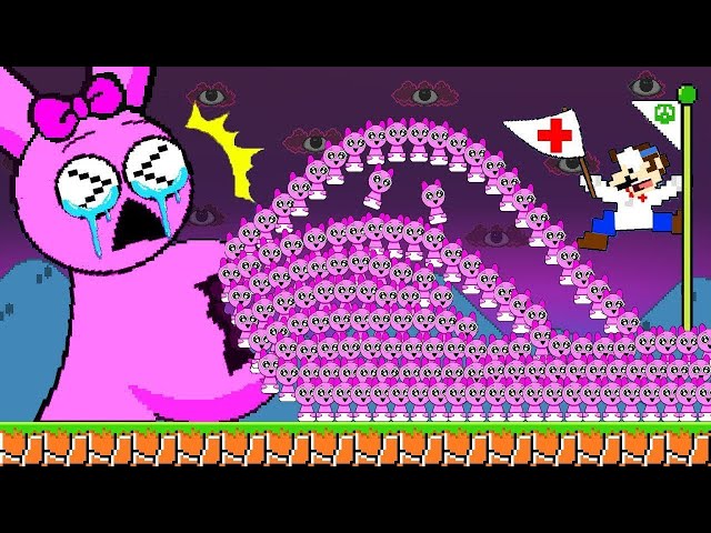 What If Mario VS 999 Baby in the Maze Pregnant Pinki Sprunki#sprunki | Game Animation