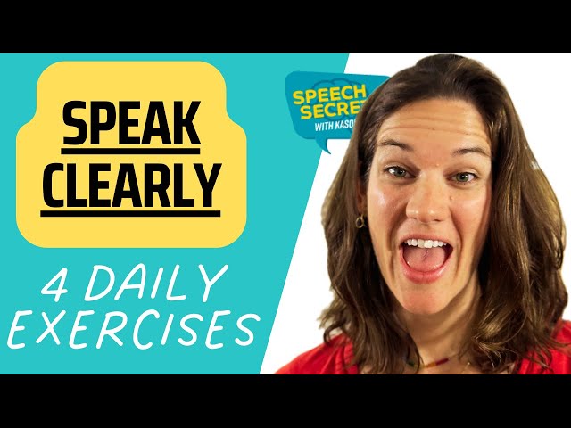 Speak More Clearly: 4 Speech Therapy Exercises for Articulation!