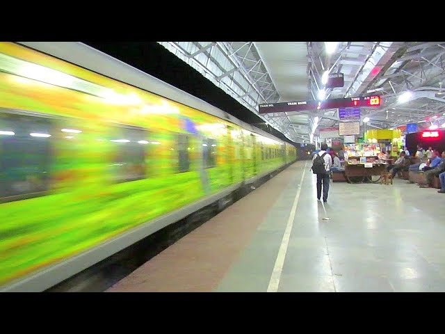 WAP 7 Sealdah Duronto & Sealdah Rajdhani thrashes Durgapur & Waria @130kmph