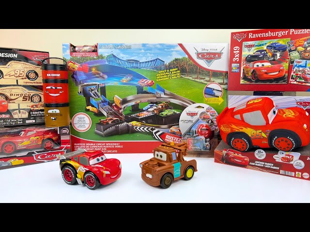 Disney Pixar Cars Unboxing Review | Hardcore Drifting  Race Track | Talking Plush Lightning McQueen