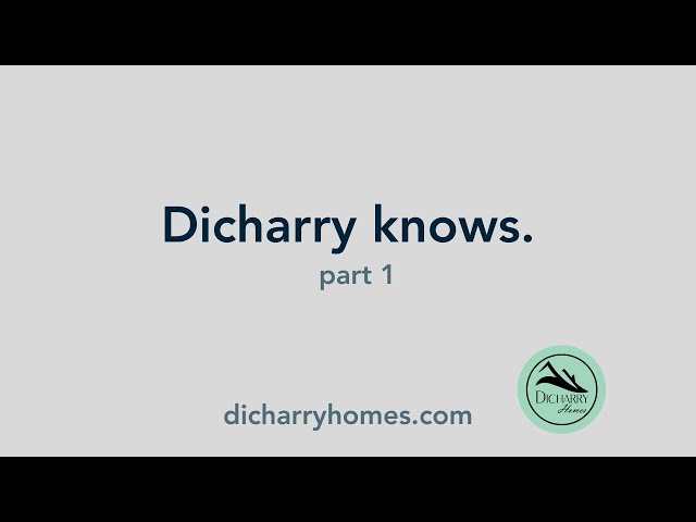 Dicharry Homes Sneak Peak - Check out our newest community!