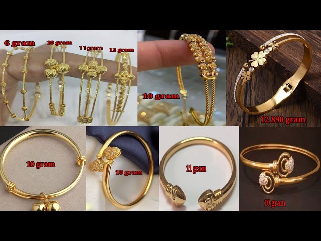 Gold bangles design 2024 with price/gold bracelet for women/gold bracelet new latest design