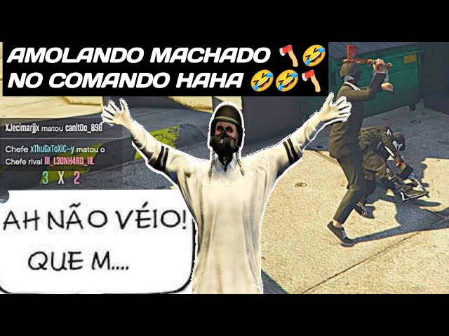 GTA V PS4 - O MACHADO SEM LIMITE NO COMANDO HAHA SEM CHORO NOOBS 😂😂😂