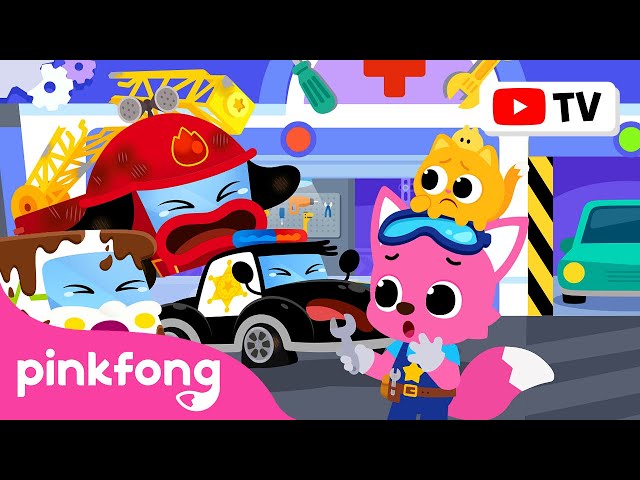 Help! Cars Are Sick! | Doctor Pinkfong & Baby Shark | Hospital Play Compilation | Pinkfong Official