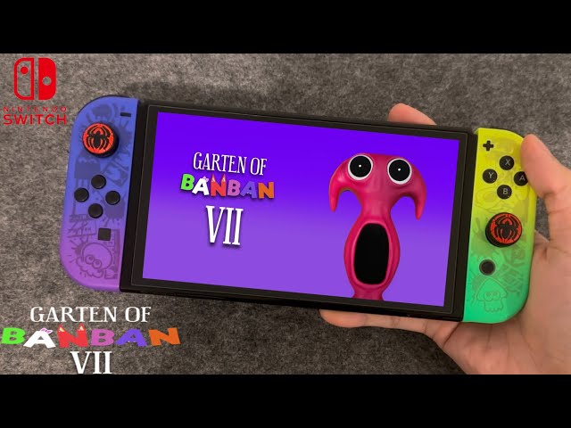 Garten of Banban 7 on Nintendo Switch Gameplay | Switch Oled Gameplay