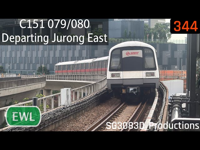 [SMRT] KHI C151 [079/080] - Departing EW24 Jurong East (» Pasir Ris)(EWL)