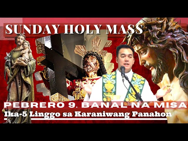 CATHOLIC CHURCH LIVE MASS TODAY || FEB  9  SUNDAY MASS ONLINE  |  REV FR DOUGLAS BADONG