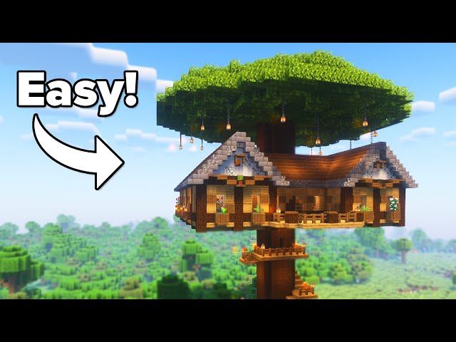 Minecraft: How to Build a Treehouse | Tutorial🏠