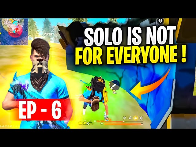 First Time I'm Pushing in Solo for Whole Season 🙄 | Ep - 6 | Garena Free Fire Max