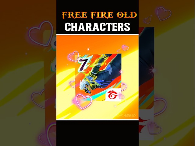 FREE FIRE TOP 3 OLD CHARACTERS🤯#tgranees #bestguninfreefiremaxclashsquad #freefireclips #totalgaming