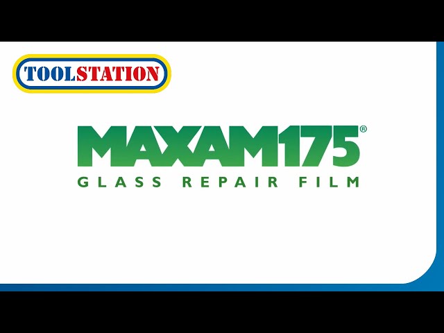 How to Install MAXAM175: Emergency Glass Repair Film | Toolstation