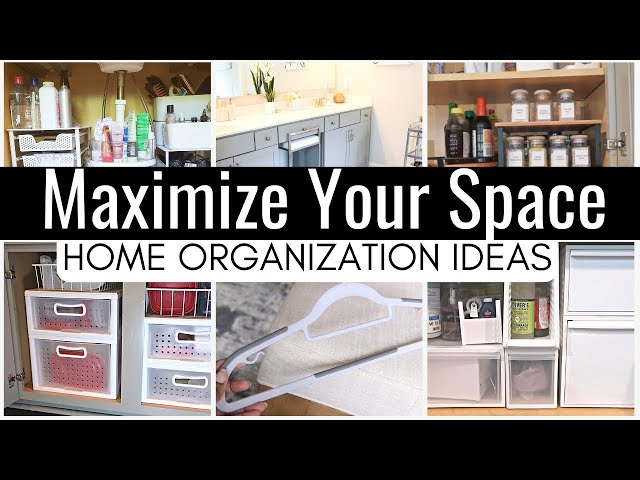 9 UNIQUE Space Saving Ideas & Organization Products TO MAXIMIZE YOUR SPACE!