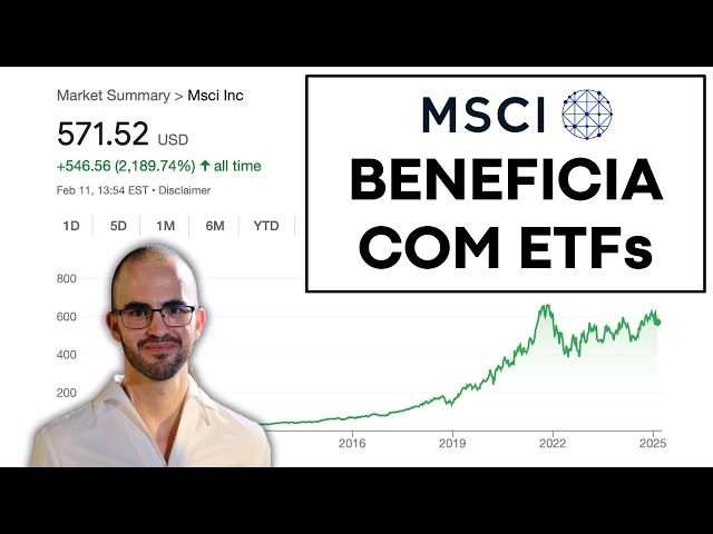 MSCI: Lucra com ETFs