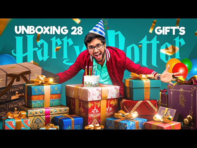 UNBOXING MY HARRY POTTER BIRTHDAY GIFTS !