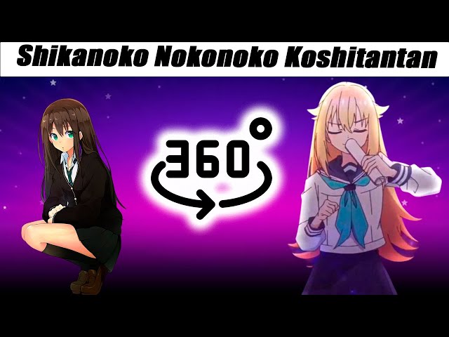 5 D VR video 360 Shikanoko Nokonoko Koshitantan anime girls pack original video