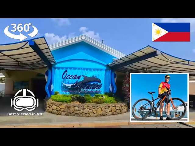 Cycling to Ocean Adventure & Camayan Beach Resort | 360 VR Subic Bay Ride | insta360 X4