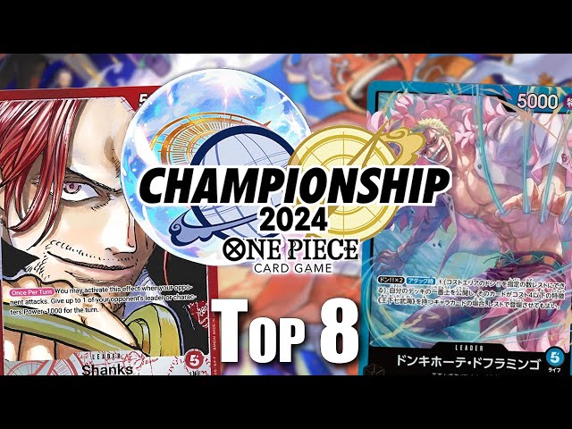 [OP10] OP09 Shanks vs. OP01 Doflamingo || Wave 2 Finals Top 8 || One Piece Trading Card Game