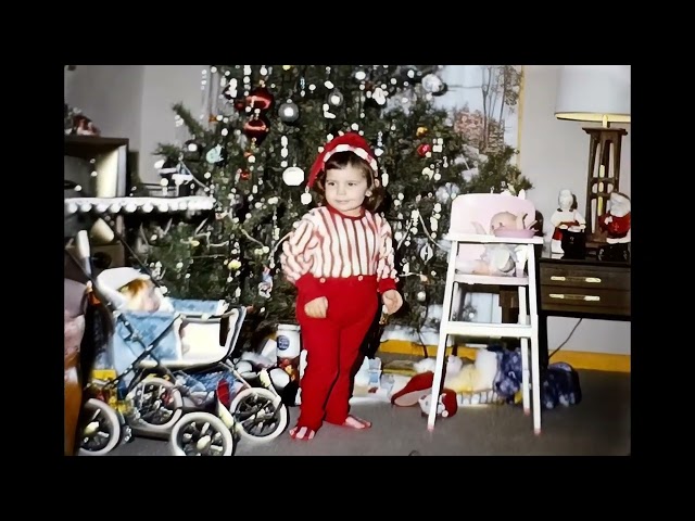 1964 Wisconsin Christmas -Tree, Family and Presents, perfect for any Time period 8mm Film home Movie