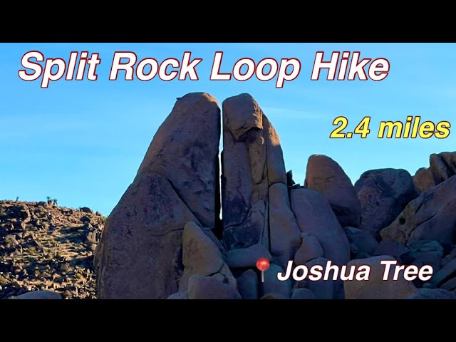 Split Rock Hike in Joshua Tree.  One of the Best Short Hikes