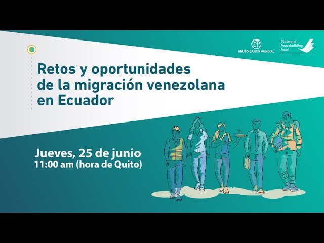 Presentación del informe "Retos y Oportunidades de la #MigraciónVenezolana en #Ecuador"