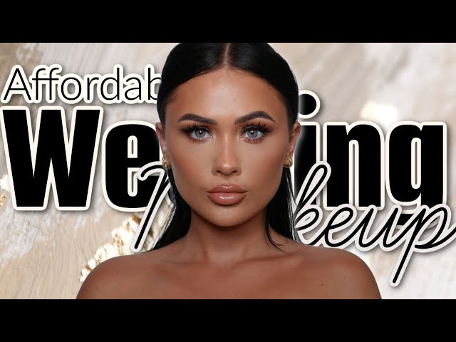 AFFORDABLE  FULL DRUGSTORE WEDDING MAKEUP FOR A BRIDE OR GUEST!