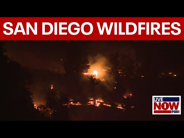 San Diego fires erupt, Lilac and Pala fire  prompts evacuations