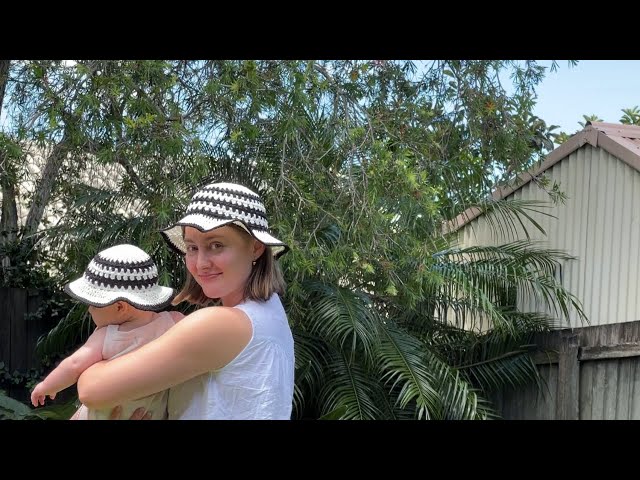 Make matching crochet hats with me | Australian Stay at Home Mum, Cozy Crochet Vlog