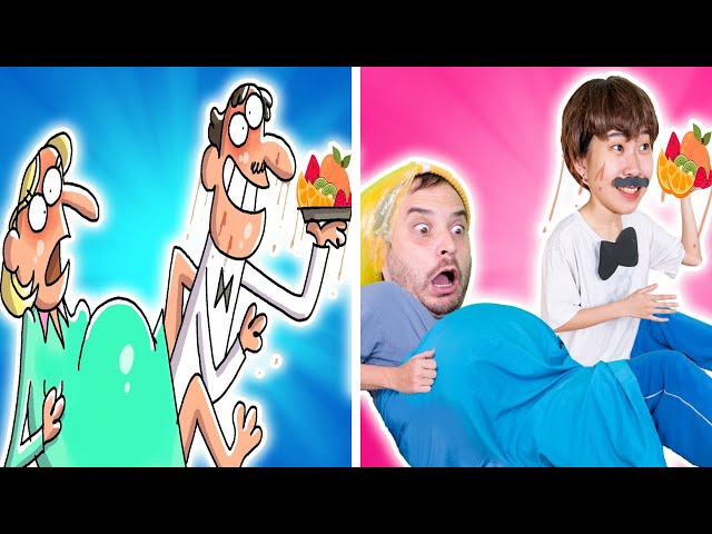 FRAME ORDER - A HEALTHY DELIVERY | CARTOON BOX IN REAL LIFE! | Hilarious Cartoon | Woa Parody