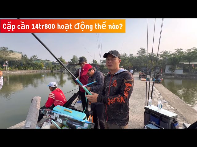 ✅ Test thử 2 cây cần câu đài 14tr800 câu cá bay, tốc độ | DUY FISHING SAI GON