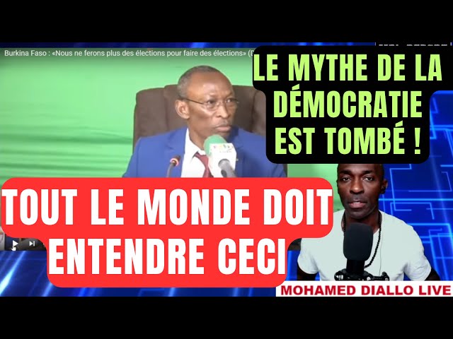 BOOM-L'OCCIDENT NE POURRA PLUS JAMAIS CONTRÔLER LE BURKINA FASO-APPOLLINAIRE KYELEM HONORE L'AFRIQUE