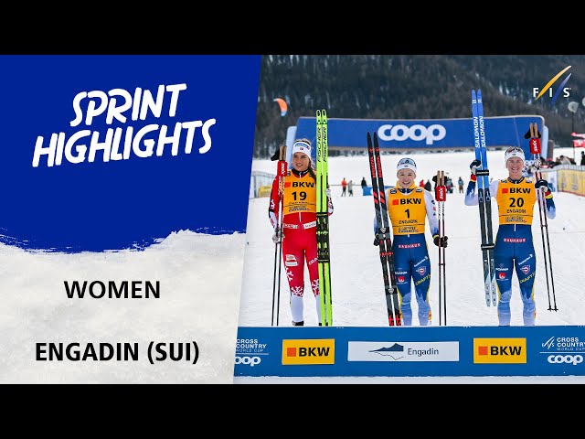 Jonna Sundling holds off Skistad in Sprint race | FIS Cross Country World Cup 24-25