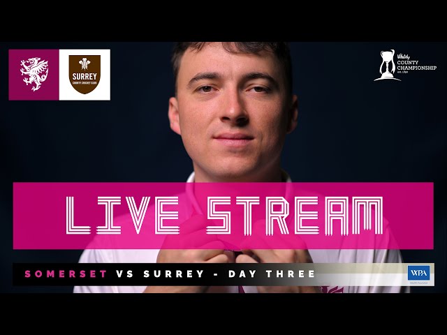 LIVE STREAM: Somerset vs Surrey - Day Three