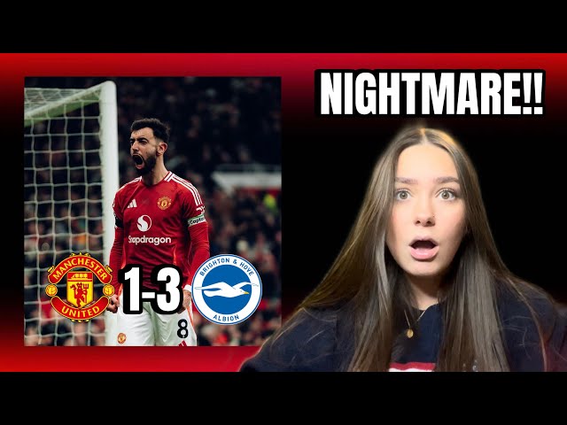 WORST HOME RUN SINCE 1890!! MANCHESTER UNITED VS BRIGHTON MATCH REACTION!!