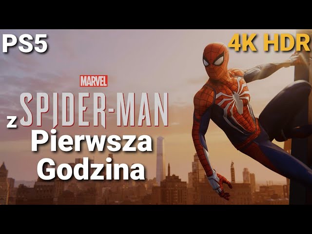 Pierwsza Godzina z Spider-Man PS5 4K HDR