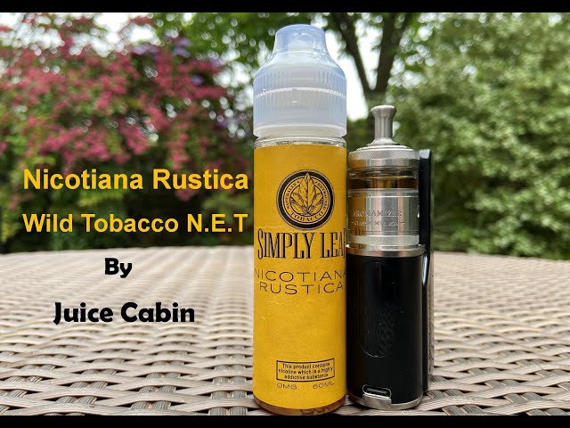 Nicotiana Rustica N.E.T liquid | By Juice Cabin | Highly recommended