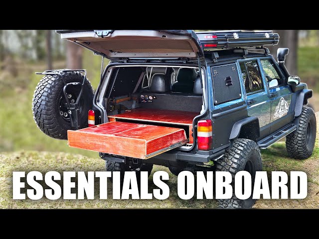 Building A Simple DIY Camping Drawer System / JEEP XJ