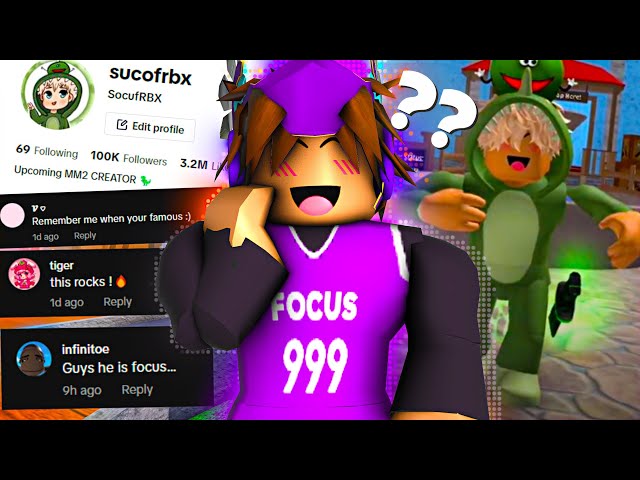 I Went UNDERCOVER as a ROBLOX TIKTOKER in MM2.. 😂 (Murder Mystery 2) *Funny Moments*