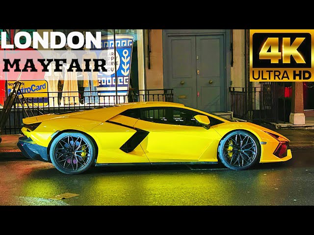 Most Luxury & Expensive Streets of London | Mayfair |London Walking Tour 4K HDR