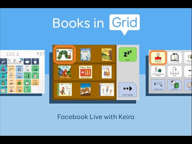 Books in Grid - Facebook Live session with Keira