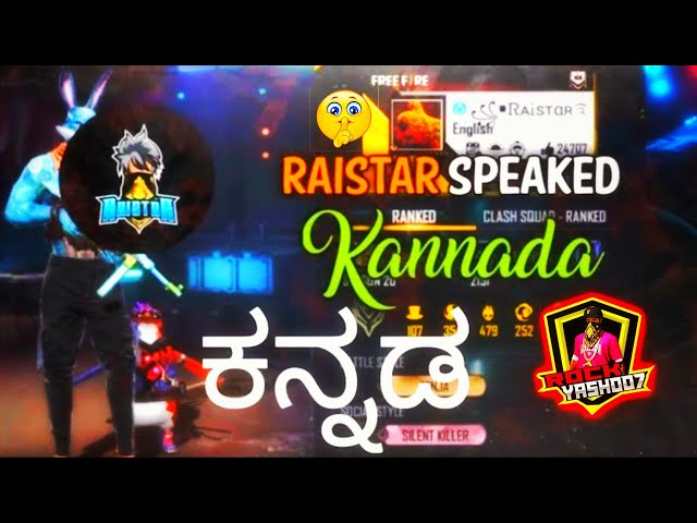 24kGoldn - Mood❤️ ( FreeFire Highlights) Raistar Speaking In Kannada. ❤️ | FREE FIRE | ROCKYASH007|