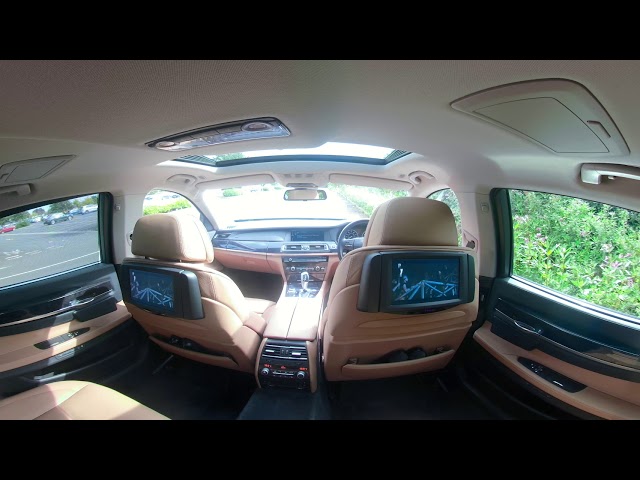 360° All Round Rear Interior View of a 2009 BMW 7 Series 4 4 750Li LWB Saloon 4dr RA58GAX