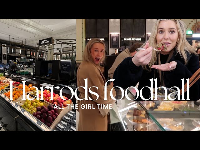 Harrods London Foodhall Tour - I Made Myself Unwell & Valentines Shopping At Harrods