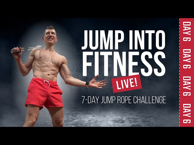 Jump Into Fitness LIVE: 💪 7-Day Jump Rope Challenge! 🔥 | Day 6