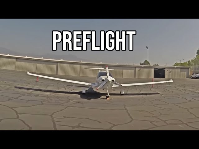 Diamond DA40 Modern Trainer Aircraft -  Preflight