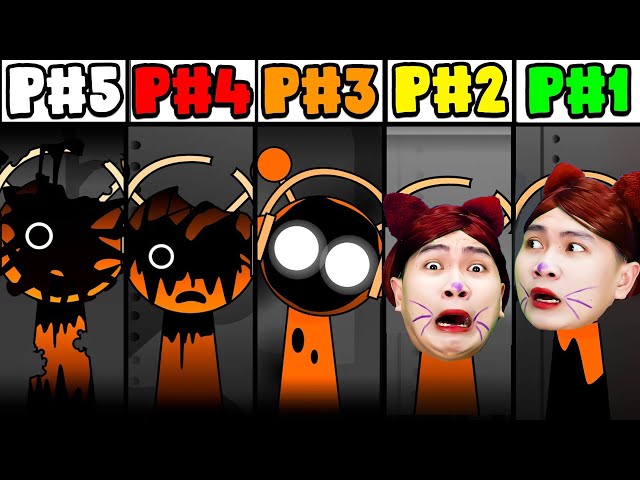 All Phases in Incredibox Corruptbox But Sprunki! Phase 1 to Phase 5 | Cartoon Animation (PARODY)