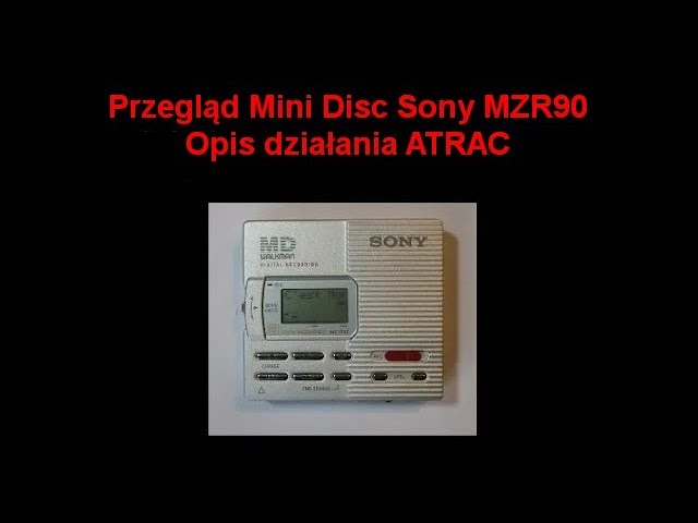 Mini Disc Sony MZ-R 90 and how ATRAC works.